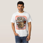 Fire Truck Cross Brandweerman T-shirt (Voorkant volledig)
