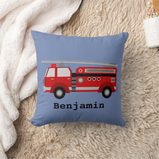 Fire Truck Cushion Kussen (Deken)