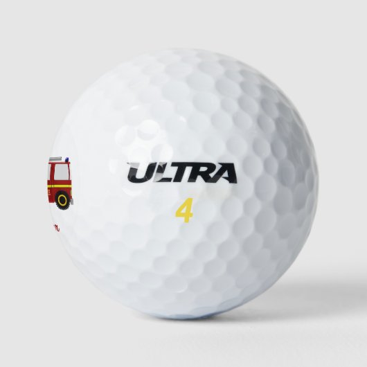 Fire Truck Design Golfballen (Logo)