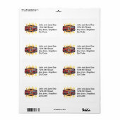 Fire Truck Etiket (Full Sheet)