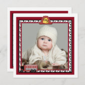 Fire Truck - Fotoaankondiging Aankondiging (Voorkant / Achterkant)