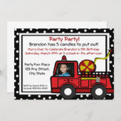 Fire Truck Fun / Foto Kaart (Voorkant / Achterkant)