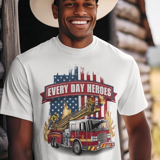 Fire Truck Heroes T-shirt