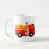 Fire Truck Koffiemok (Links)