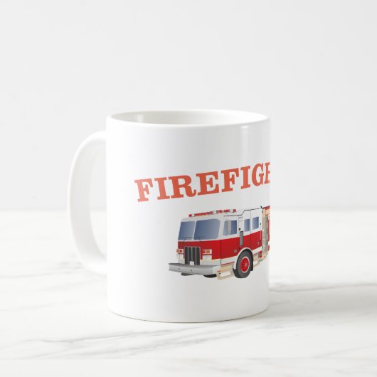 Fire Truck Koffiemok (Voorkant links)