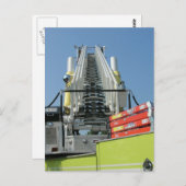 Fire Truck Ladder Briefkaart (Voorkant / Achterkant)