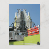 Fire Truck Ladder Briefkaart (Voorkant)