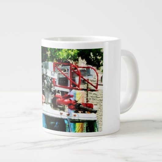 Fire Truck Ladder Grote Koffiekop (Voorkant rechts)