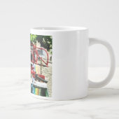 Fire Truck Ladder Grote Koffiekop (Rechts)
