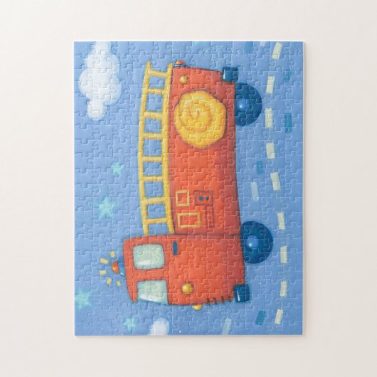 Fire Truck Legpuzzel (Verticaal)