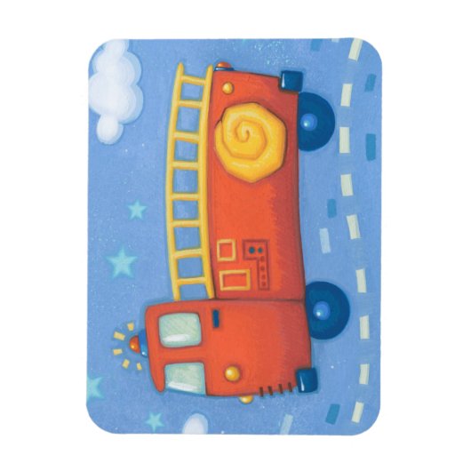 Fire Truck Magneet (Verticaal)