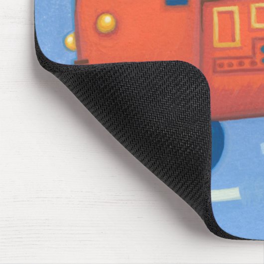 Fire Truck Muismat (Hoek)