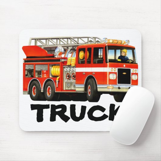 Fire Truck Muismat (Met muis)