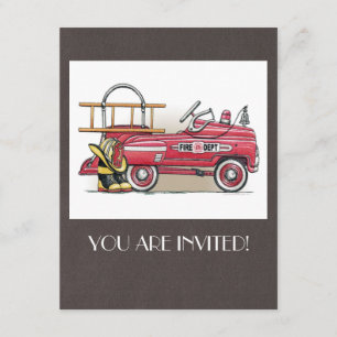 Fire Truck Pedal Car Kaart