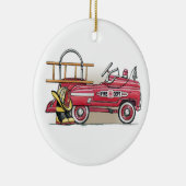 Fire Truck Pedal Car Ornament (Rechts)
