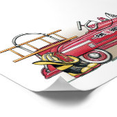 Fire Truck Pedal Car Poster (Hoek)