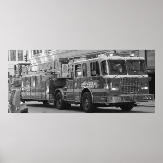 Fire Truck Poster (Voorkant)