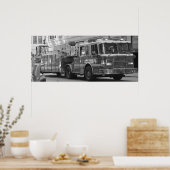 Fire Truck Poster (Keuken)