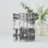 Fire Truck Power Wash, 1923 Briefkaart (Staand voorkant)