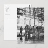 Fire Truck Power Wash, 1923 Briefkaart (Voorkant / Achterkant)