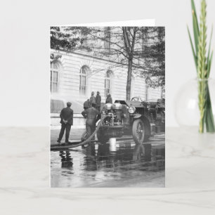 Fire Truck Power Wash, 1923 Kaart