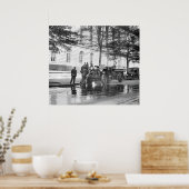 Fire Truck Power Wash, 1923 Poster (Keuken)