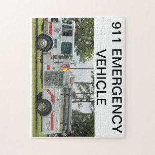 Fire Truck Puzzle Legpuzzel
