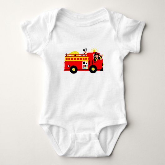 Fire Truck Romper (Voorkant)