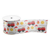Fire Truck Satijnen Lint (Spoel)