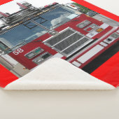 Fire Truck Sherpa Deken (3/4)