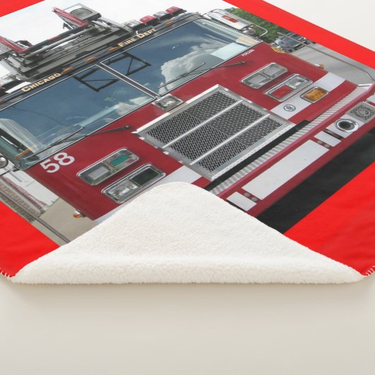 Fire Truck Sherpa Deken (3/4)