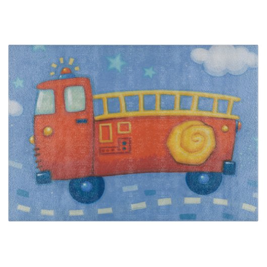 Fire Truck Snijplank (Voorkant)