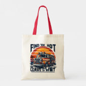  Fire Truck Sunset Graphic Tote Bag (Achterkant)