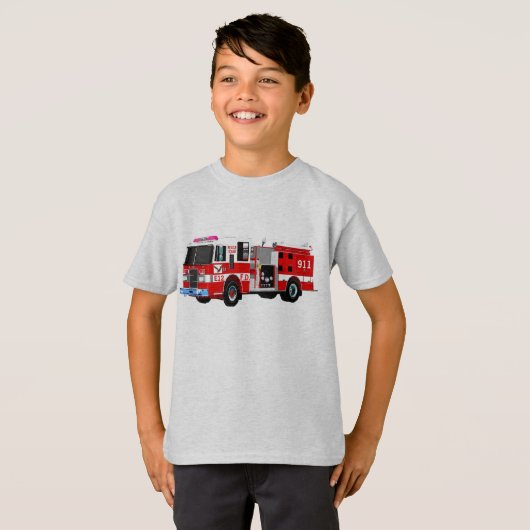 FIRE TRUCK T-SHIRT (Voorkant volledig)