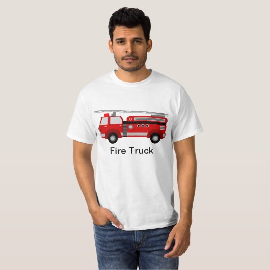 Fire Truck T-Shirt (Voorkant volledig)