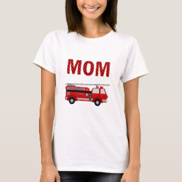 Fire Truck Verjaardagsfeestje Mam T-shirt
