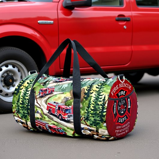 Fire Trucks Forest Road Plunjezak