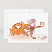 Fire vs. ijskap briefkaart (Voorkant / Achterkant)