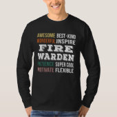 Fire Warden Appreciation T-shirt (Voorkant)