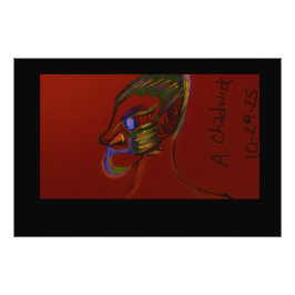 Fire Warrior  Foto Afdruk