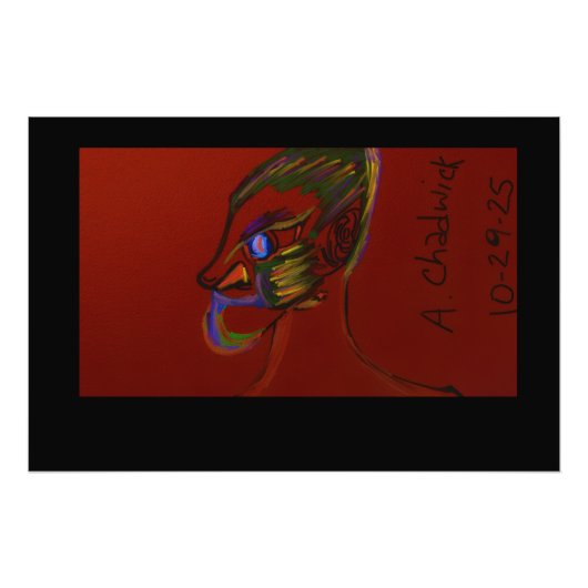 Fire Warrior  Foto Afdruk (Voorkant)