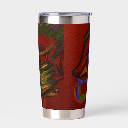 Fire Warrior  Geïsoleerde Drinkbeker (Links)