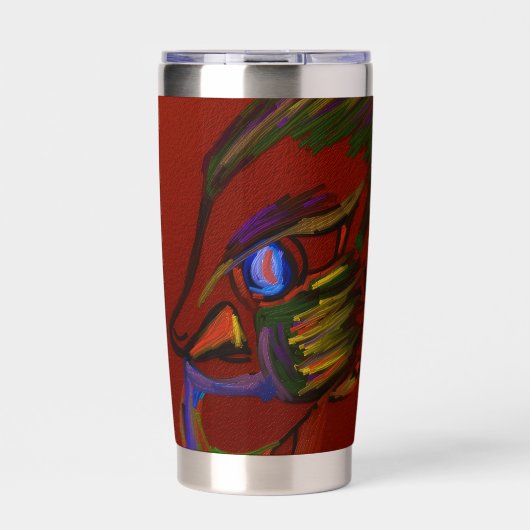 Fire Warrior  Geïsoleerde Drinkbeker (Voorkant)