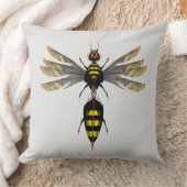 Fire Wasp – Surreal Nature Form Kussen (Deken)