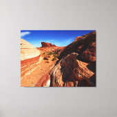 Fire Wave 4 Valley Fire Overton Nevada Landschap Canvas Afdruk (Voorkant)