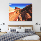 Fire Wave 4 Valley Fire Overton Nevada Landschap Canvas Afdruk (Insitu (Slaapkamer))