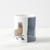 Fire Weasel Snow Weasel Koffiemok (Center)