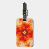 Fire Web - Fractal Art Bagagelabel (Voorkant verticaal)