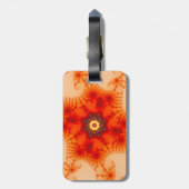 Fire Web - Fractal Art Bagagelabel (Achterkant verticaal)