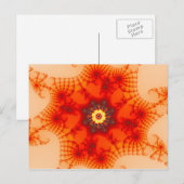 Fire Web - Fractal Art Briefkaart (Voorkant / Achterkant)